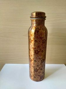 กระติกน้ำสุญญากาศทองแดงลายตะวันออกแบบสองชั้นสำหรับเดินป่ากลางแจ้ง - Product Image 6