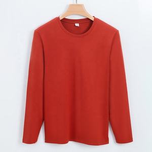 Camiseta Casual de Manga Larga para Hombre, de Algodón, Color Sólido, Estilo Urbano, Deportivo, para Uso Diario, Premium - Product Image 4