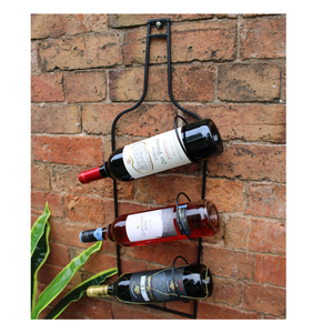 Support mural pour bouteilles de vin en métal, présentoir pour bouteilles de vin rouge, support à bouteilles au prix le plus bas - Product Image 6