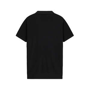 Polo zippé sur mesure pour homme, manches courtes, style moderne décontracté, streetwear respirant, haut tendance été - Product Image 6