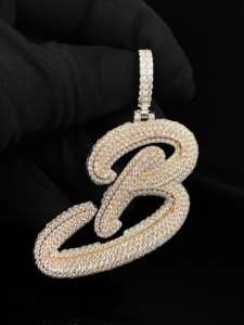 จี้เพชรแบบกำหนดเอง สแตนเลสสตีล ฮิปฮอป ยูนิเซ็กส์ สตรีท รอยัล พร้อมสร้อยคอ - Product Image 4