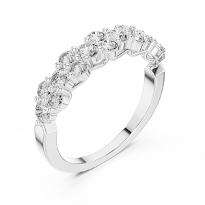 Handmade 925 Sterling Silver Moissanite <b>Diamond</b> <b>Ring</b> Wholesale Fine Jewelry OEM ODM Factory Supplier - Product Image 4