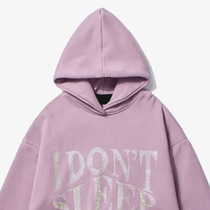 เสื้อฮู้ดดี้ผู้ชายแบบแห้งเร็ว ระบายอากาศได้ดี ประดับเพชร  รับสกรีนโลโก้ คุณภาพสูง ราคาถูก - Product Image 3