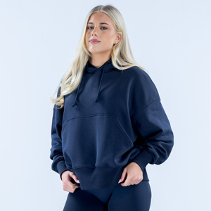 New Arrival Ink Color Women's Hoodie High Street Women's Pullover Hoodie Ribbed Cuff & Hem Women's Hoodie Custom Logo Hoodie - Product Image 4