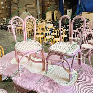 Silla de ratán moderna, ecológica, hecha a mano, para niños, asientos duraderos, seguros y sostenibles para niños, para sala de estar al aire libre, cocina - Product Image 1