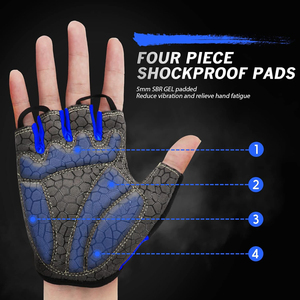 Guantes Profesionales de Halterofilia con Logotipo Personalizado y Soporte Largo para Muñeca – Guantes de Gimnasio de Microfibra Transpirable Perforada – Antideslizantes - Product Image 3