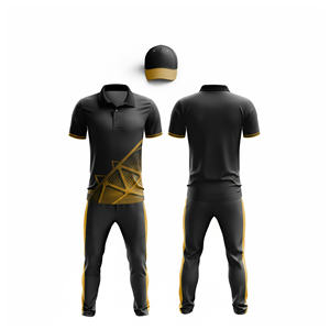 Impression par sublimation d'uniformes de cricket professionnels |   Tenue complète d'équipe de cricket pour hommes, femmes et jeunes : polo et pantalon - Product Image 1