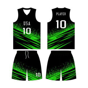 Conjunto de Uniforme de Baloncesto Personalizado de Talla Grande, Ligero, Transpirable, de Malla para Verano, Alta Calidad, OEM, Marca Privada, Venta al Por Mayor - Product Image 4