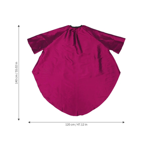 Cape de Coiffure Professionnelle Bordeaux en Polyester Résistante à l'Eau pour Barbier et Salon – Protection pour la Coupe, la Coloration et le Coiffage - Product Image 2