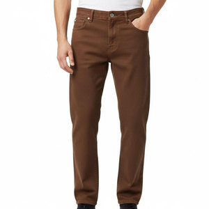 Pantalones Vaqueros Transpirables para Hombre al por Mayor, Diseño Personalizable con Botones, 100% Algodón Denim, Moda Otoño-Verano - Product Image 1