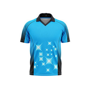 Maillot de cricket personnalisé pour garçons, haute qualité, logo imprimé sur mesure, respirant, séchage rapide, 100% polyester, prix de gros abordable - Product Image 6