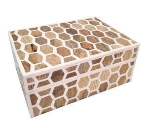 Handmade Bone Inlay Gift Storage <b>Box</b> With Traditional Craft Design For Jewelry Accessories <b>Keepsakes</b> And Home Decoration - Product Image 4