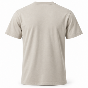 เสื้อยืดผู้ชายผ้าฝ้ายแท้ 100% หนัก 270 GSM คุณภาพพรีเมียม ทรงคอกลม ทรงปกติ แขนสั้น สไตล์ลำลอง - Product Image 5