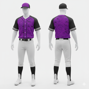 Ensemble uniforme de baseball et de softball personnalisé pour hommes, avec impression sur mesure, sublimation, vente en gros OEM - Product Image 2