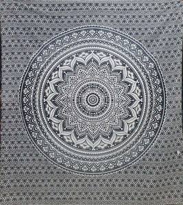 UMRAO-tapiz con estampado Digital para colgar en la pared, de GC-TPDB-193 sábana de algodón, color gris, estampado HP, hecho a medida, venta al por mayor - Product Image 1