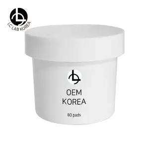 LCLAB detergente per ciglia 80 cuscinetti OEM ODM corea LCJ-38 Pretreament detergente per ciglia sgrassante struccante per pelli sensibili