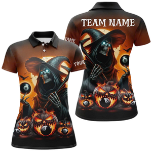 Usine directe en gros 100% coton maison hantée impression pour polo surdimensionné tricoté Halloween Design solide échantillons gratuits - Product Image 2