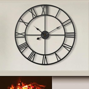 Premium Quality Geometric Metal <b>Wall</b> <b>Clock</b> Large <b>Design</b> Silent Quartz Movement <b>Wall</b> Watch For Living Room Office Home Decor - Product Image 6