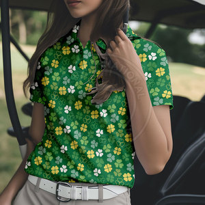 Chemises de golf pour femmes, fabriquées avec un tissu respirant et performant, offrant un confort de mouvement optimal. - Product Image 4