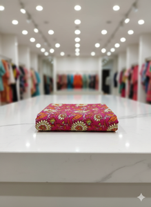 Tela Popelina Peinada Ligera, Transpirable, Orgánica y Ecológica con Estampado Floral para Ropa de Niños y Niñas - Product Image 3