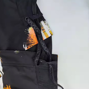 Shorts de bain en Spandex/Coton pour hommes, extensibles dans 4 directions, coupe-vent, écologiques, séchage rapide, avec cordon de serrage, personnalisables par sublimation, vente en gros - Product Image 4