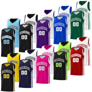 Maillot de basket-ball respirant sublimé de haute qualité avec logo personnalisé pour hommes, vente en gros, design personnalisé, maillots de basket-ball grande taille - Product Image 2