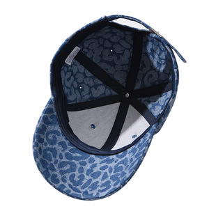 Gorra de Béisbol Unisex de 6 Paneles con Estampado de Leopardo, Sarga de Algodón, Ajustable, Estilo Casual para Primavera/Verano - Product Image 5