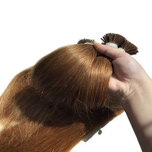 Venta al por mayor Extensiones de cabello Remy doble dibujado Vietnamita Raw HD Lace Itip Frontal con Rubio Piano Resalte Marrón - Product Image 5