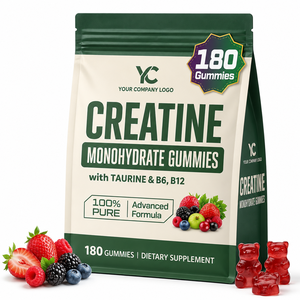 Gomitas Veganas de Monohidrato de Creatina de Marca Privada, Suplemento Dietético Masticable, 60 Unidades para Adultos, Suministro al por Mayor OEM ODM - Product Image 1