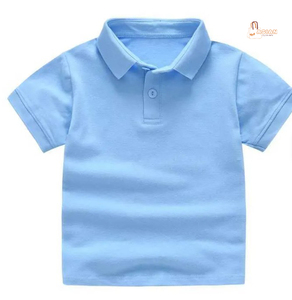 Meilleure Offre - Polo à Manches Courtes en Polyester et Coton Personnalisé pour Enfants - Séchage Rapide - Product Image 1