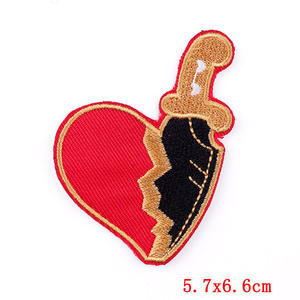 Patch brodé imperméable thermocollant, badge en tissu pour vêtements, chapeaux, sacs, vente en gros, lavable, transfert thermique - Product Image 2