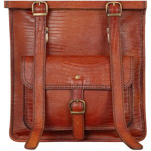 Mochila de Viaje de Cuero Genuino Vintage, Impermeable, Enrollable, de Lujo, Unisex, Gran Capacidad, para Portátil, Hecha a Mano - Product Image 3