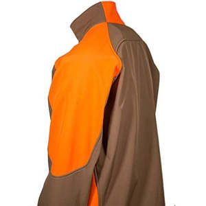Veste de chasse haute visibilité orange-brun, imperméable, coupe-vent, softshell, pour le tir, la randonnée, vêtements de sport, vente en gros - Product Image 5