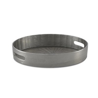 Plateau de service multifonction en acier de qualité supérieure, conçu pour une présentation fluide des aliments, avec une grande stabilité et une fonctionnalité de cuisine moderne