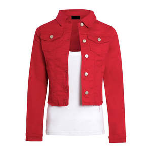 Chaqueta vaquera informal de corte holgado para mujer, estilo urbano, cómoda y a la moda para el día a día - Product Image 5