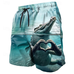 Funny Kung Fu Chicken <b>Pattern</b> Beach Shorts Summer Fashion Mens Kids 3D <b>Animals</b> Printed Board Short Casual Oversized Swim Trunks - Product Image 3