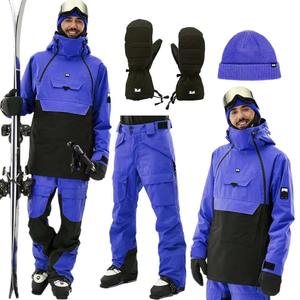 Traje de Esquí y Snowboard Montecc para Invierno, Impermeable, Cortavientos, con Aislamiento de Forro Polar, Transpirable, Chaqueta y Pantalones de Esquí con Cremallera Tex, Guantes - Product Image 4