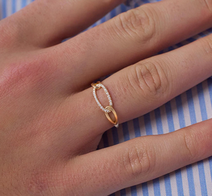 Bague de mode vintage pour femme, plaquée or, avec diamant de laboratoire certifié IGI pour mariage - Product Image 6