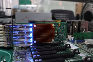 Tarjeta de interfaz de red PCIe 10G de fibra de cuatro puertos Intel XL710 aprobada por FCC CE - Product Image 5