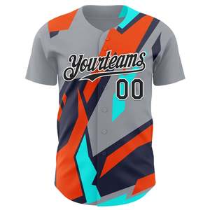 Camiseta de Béisbol/Sóftbol al por Mayor, Nueva Llegada, Alta Calidad, Transpirable, de Secado Rápido, Personalizada, 100% Poliéster, Unisex, Cuello en V, Manga Corta - Product Image 3