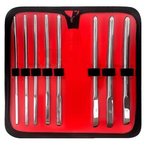 ชุดขยายปากมดลูกเฮการ์แบบขายส่ง 8 ชิ้น ชุดเครื่องมือผ่าตัดสแตนเลสปลายเดี่ยว สำหรับนรีเวชวิทยา คุณภาพสูง ขนาด 4 มม. 11 มม. - Product Image 2