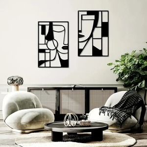 Decoración de pared de metal decorativa para sala de estar, dormitorio e interiores - Product Image 4