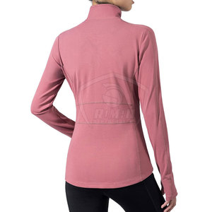 Gym Wear High Performance Breathable Quick Dry Full Zip <b>Workout</b> Regular Fit Women Gym <b>Jackets</b> Running & Fitness Use - Product Image 2