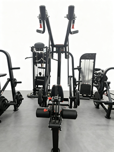 Appareil de musculation à charge de plaques pour exercices de force des épaules, bras et dos, <span class=keywords><strong>machine</strong></span> de tirage vertical assis pour salle de sport - Product Image 2