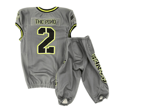 Uniformes de Fútbol Americano Sublimados 100% Poliéster, Jersey Deportivo sin Mangas para Hombre con Absorción de Humedad, Pantalones Blancos - Product Image 6