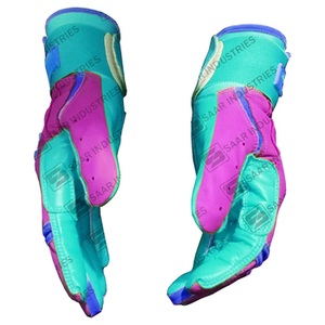 Guantes de Bateo de Béisbol Profesionales de Cuero Ajustables de Alta Resistencia SAAR INDUSTRIES con Cierre de Velcro Ecológicos para Mano Derecha e Izquierda - Product Image 2