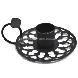 Iron Votive <b>Candle</b> <b>Holder</b> With Handle <b>Black</b> Powder Coating Finished For Lighting Home Decoration And Other <b>Candle</b> <b>Holders</b> Jars - Product Image 5