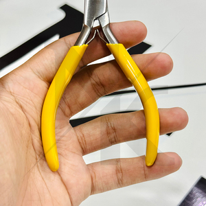 Pince à bec longue haute performance en acier inoxydable à pointe en nylon, anti-rayures, pour la fabrication de bijoux, le cintrage de fils et le sertissage artisanal - Product Image 5