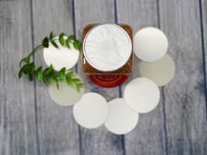 High Quality SAM LAN Heat Seal Liner Cap Die Cut Two Piece Vietnam Safety <b>Bottle</b> Lids Closures Aluminium Foil Composite Sealed - Product Image 3