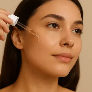 Suero Facial Reparador Total con Vitamina C y Ácido Hialurónico, Fórmula Hidratante y Reparadora de la Barrera Cutánea, Venta al por Mayor, OEM, Marca Privada - Product Image 4